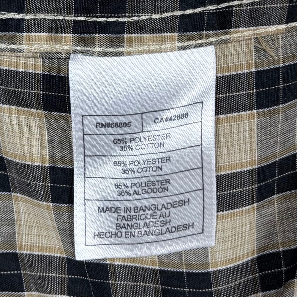 Lot of 5 Harbor Bay Short Sleeve Button Down Shirt Short Sleeve Casual Preppy - Picture 6 of 12